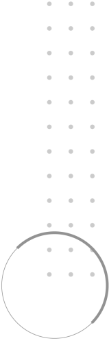 Landing page dots element